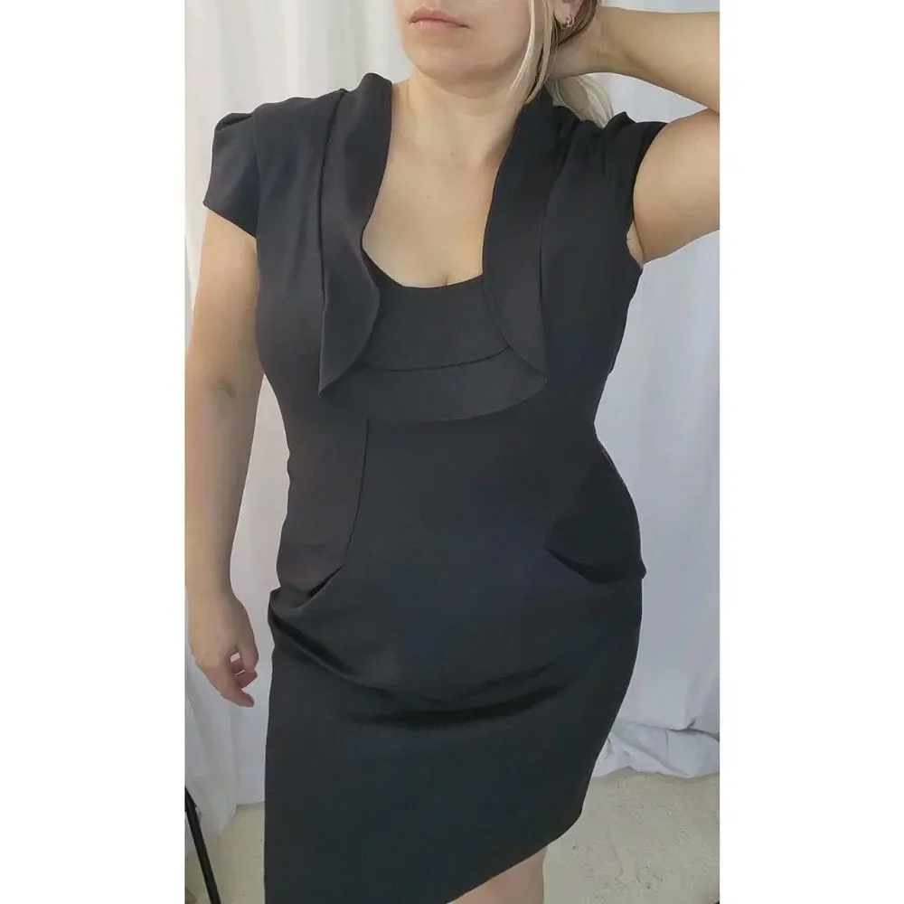 Andy The Anh Womens Mini Dress‎ Bodycon Dress Black Size 10 Black Widow Classic